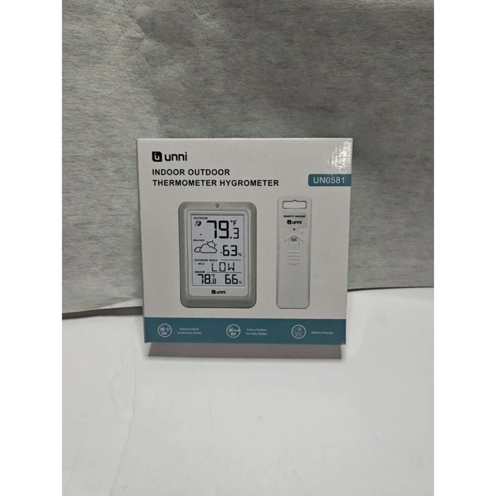 Unni Wireless Indoor Outdoor Thermometer Hygrometer
